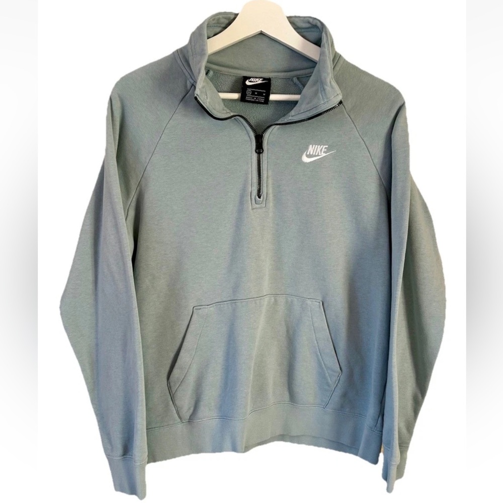 Nike Light Dusty Blue Half-Zip Pullover Size M